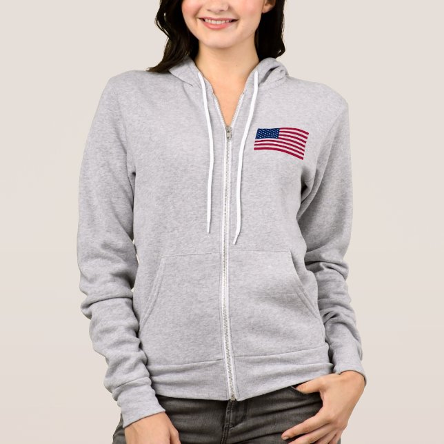 Die Flagge der USA Hoodie (Vorderseite)