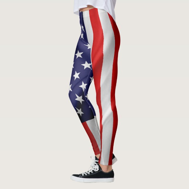 Die Flagge der USA Leggings (Links)
