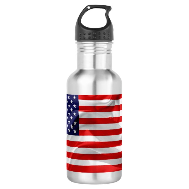 Die Flagge der USA Trinkflasche (Vorderseite)