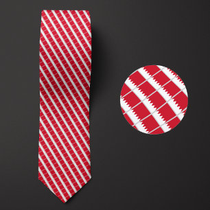 Die Flagge des Bahrain Pattern Necktie unterstreic Krawatte