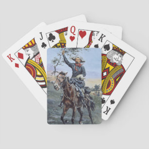 "Die Flagge des Friedens" von Frederic Remington Spielkarten