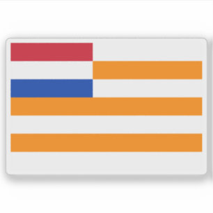 Die Flagge des Oranje-Freistaats, Republik Südafri Aufkleber
