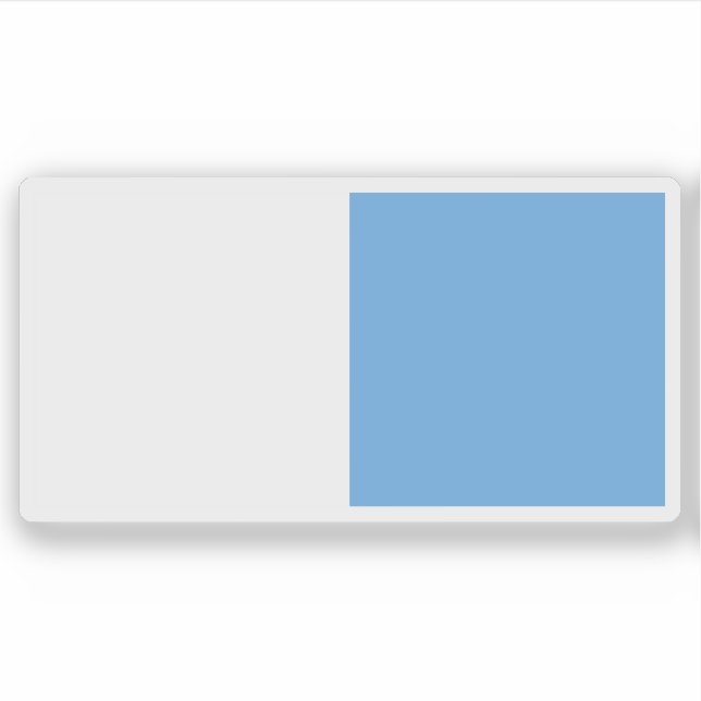 Die Flagge des Staat der Flüsse, Nigeria Aufkleber (Vorderseite)