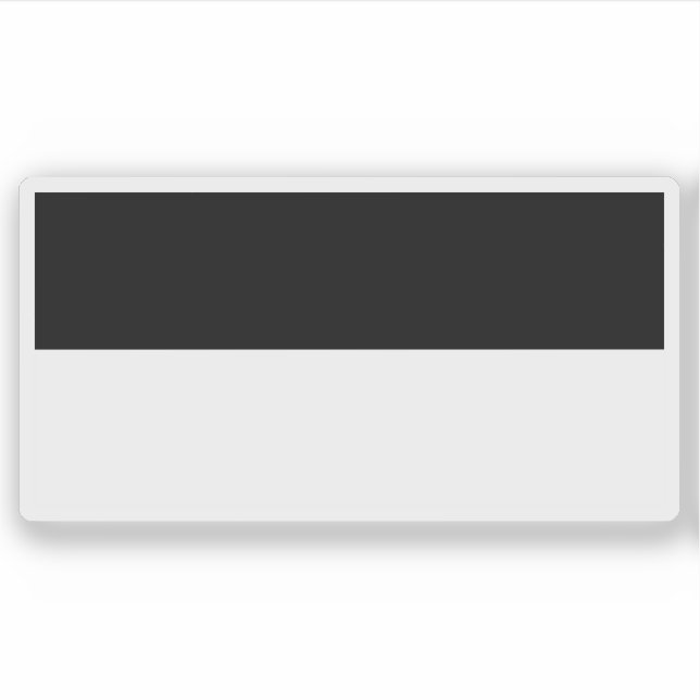 Die Flagge des Staat von Enugu, Nigeria Aufkleber (Vorderseite)