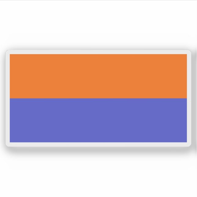 Die Flagge des Staat von Sokoto, Nigeria Aufkleber (Vorderseite)