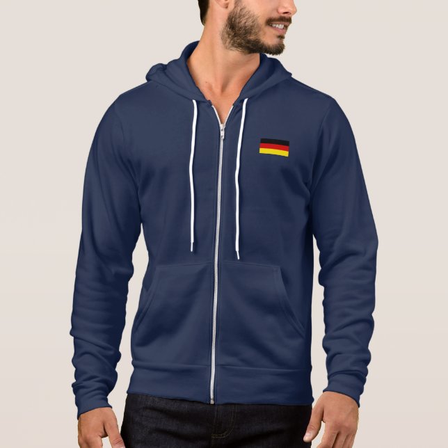 Die Flagge Deutschlands Hoodie (Vorderseite)