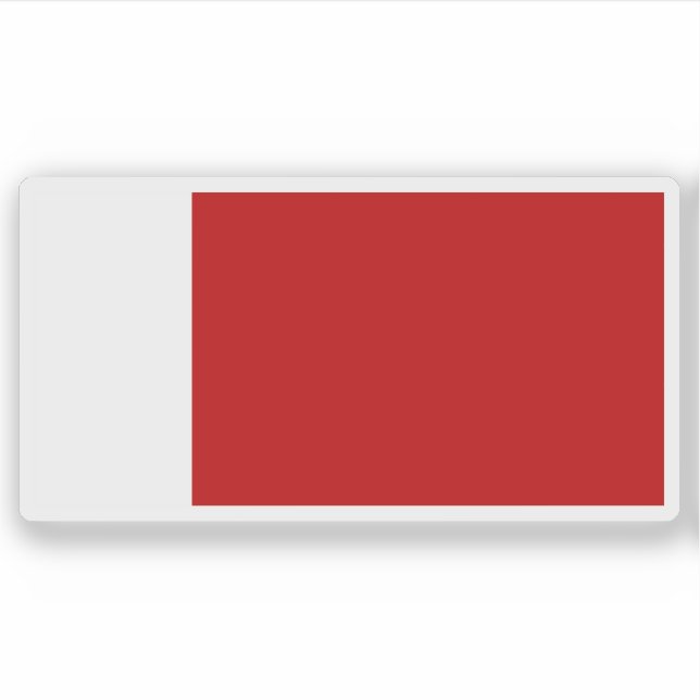 Die Flagge Dubais Aufkleber (Vorderseite)