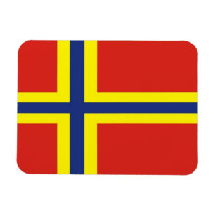 Die Flagge eines Landes, das große Reich vereint i Magnet