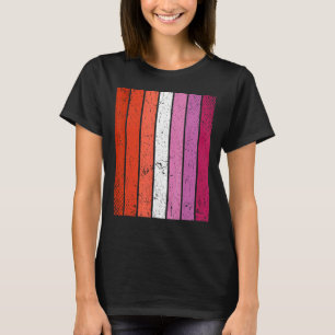 Die Flagge für den Lesben-Proud-GB gestört T-Shirt
