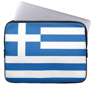 Die Flagge Griechenlands Laptopschutzhülle