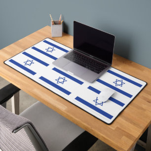 Die Flagge Israels Schreibtischunterlage