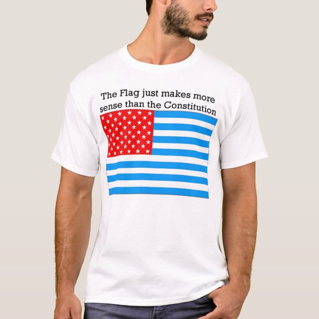 Die Flagge ist sinnvoll T-Shirt (Vorderseite)