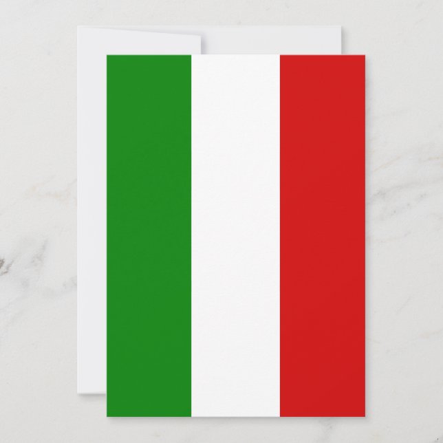 Die Flagge Italiens (Vorderseite)