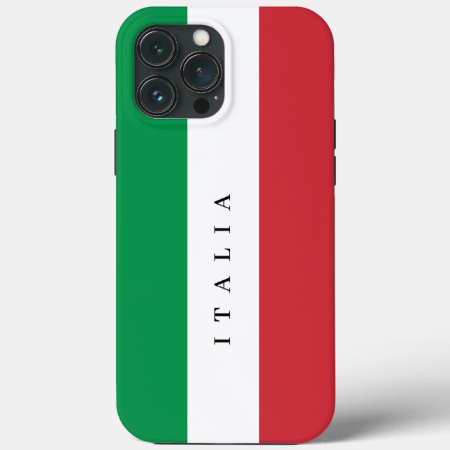 Die Flagge Italiens - Italien Case-Mate iPhone Hülle (Rückseite)