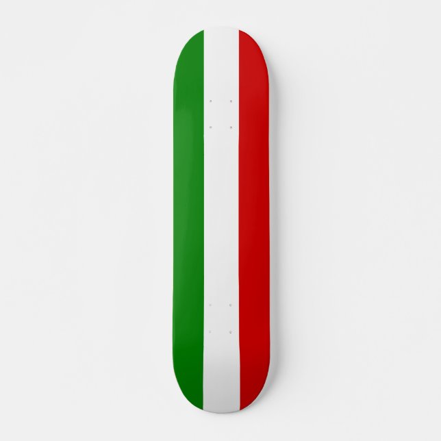Die Flagge Italiens Skateboard (Vorne)