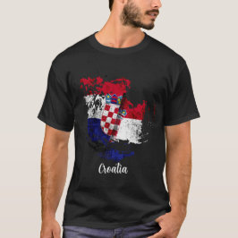 die Flagge Kroatiens T-Shirt