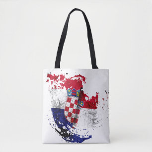 die Flagge Kroatiens Tasche