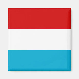 Die Flagge Luxemburgs Magnet