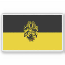 Die Flagge Nordhausens Aufkleber
