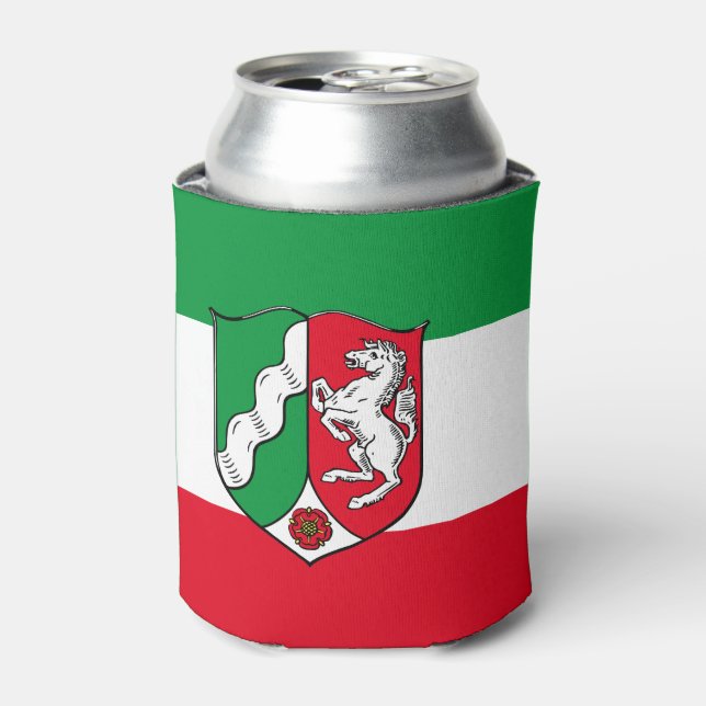 Die Flagge Nordrhein-Westfalen kann kühler werden Dosenkühler (Kanne Vorderseite)