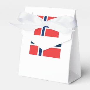 Die Flagge Norwegens Geschenkschachtel