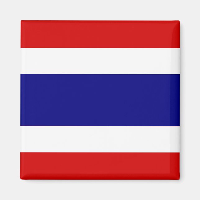 Die Flagge Thailands Magnet (Vorne)