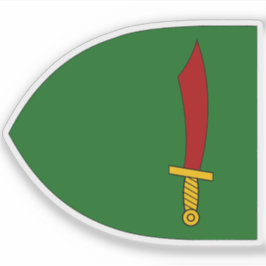 Die Flagge Transsilvaniens (1350) Aufkleber