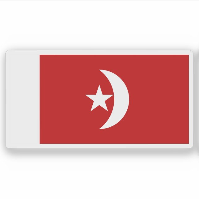 Die Flagge Umm al-Qaiwains Aufkleber (Vorderseite)