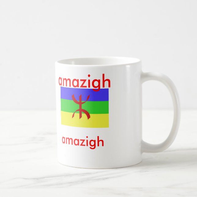 die Flagge von amazigh Leuten Kaffeetasse (Rechts)