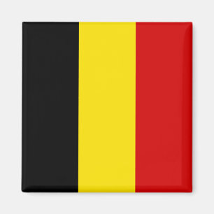 Die Flagge von Belgien Magnet