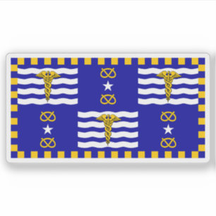 Die Flagge von Brisbane, Commonwealth of Australia Aufkleber