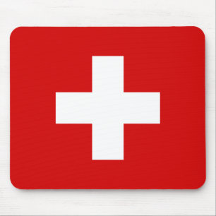 Die Flagge von der Schweiz Mousepad