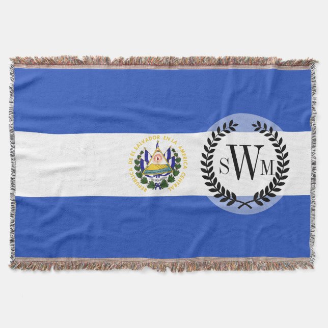 Die Flagge von El Salvador Decke (Vorderseite)