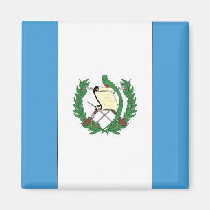 Die Flagge von Guatemala Magnet