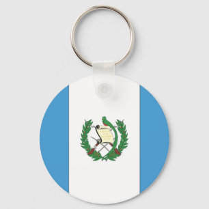 Die Flagge von Guatemala Schlüsselanhänger