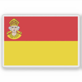 Die Flagge von Hagenow Aufkleber