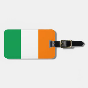 Die Flagge von Irland, irisches Tricolour Gepäckanhänger