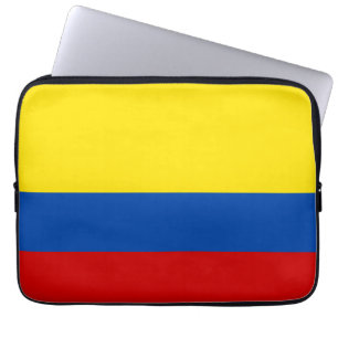 Die Flagge von Kolumbien Laptopschutzhülle