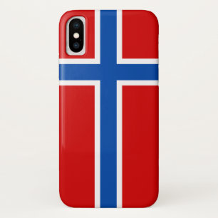 Die Flagge von Norwegen iPhone X Hülle