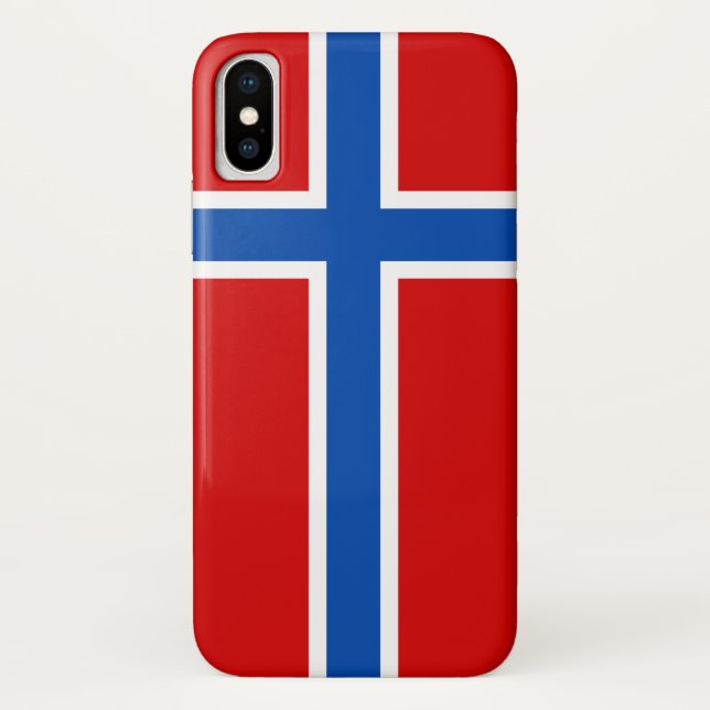 Die Flagge von Norwegen Case-Mate iPhone Hülle (Rückseite)
