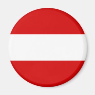 Die Flagge von Österreich Magnet