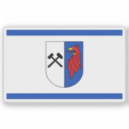Die Flagge von Torgelow Aufkleber