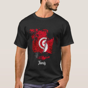 die Flagge von Tunis T-Shirt