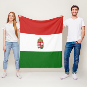 Die Flagge von Ungarn-Medium Fleecedecke