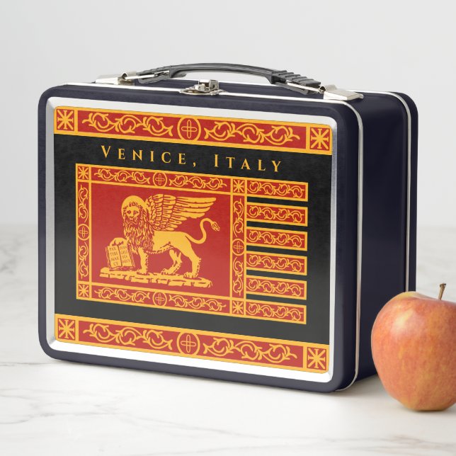 Die Flagge von Venedig, Italien Metall Brotdose (Beispiel)