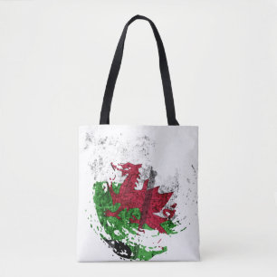 die Flagge von Wales Tasche