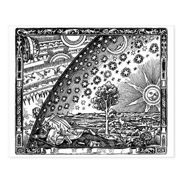 Die Flammarion Gummistempel (Prägung)
