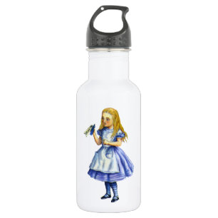 Die Flasche sagte trinken mich von der Alicen im Edelstahlflasche