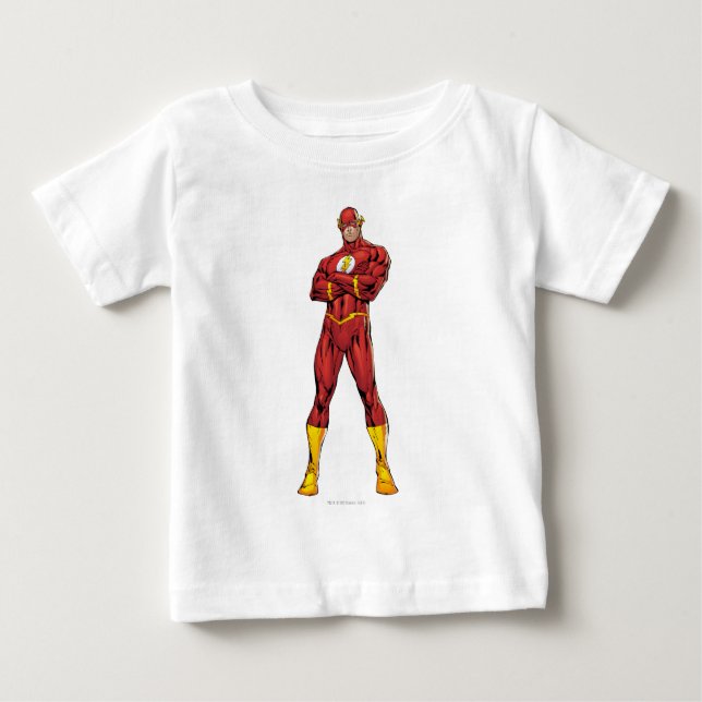 Die Flash-Waffen überquerten Baby T-shirt (Vorderseite)