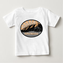 Die Flatironen, der Chautauqua Park, der Boulder C Baby T-shirt